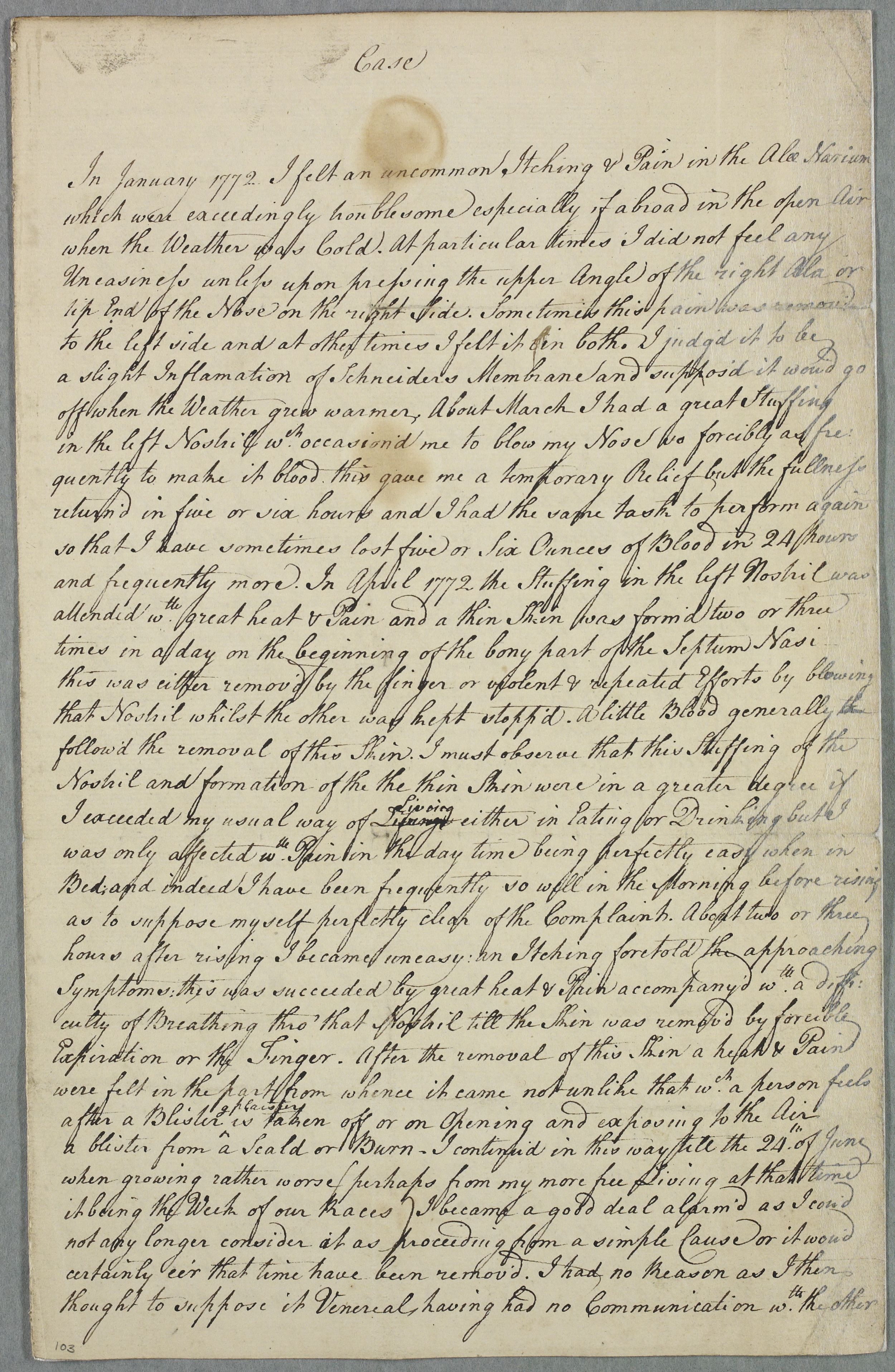The Cullen Project | [ID:844] Case Note / Regarding: Anonymous (Patient ...