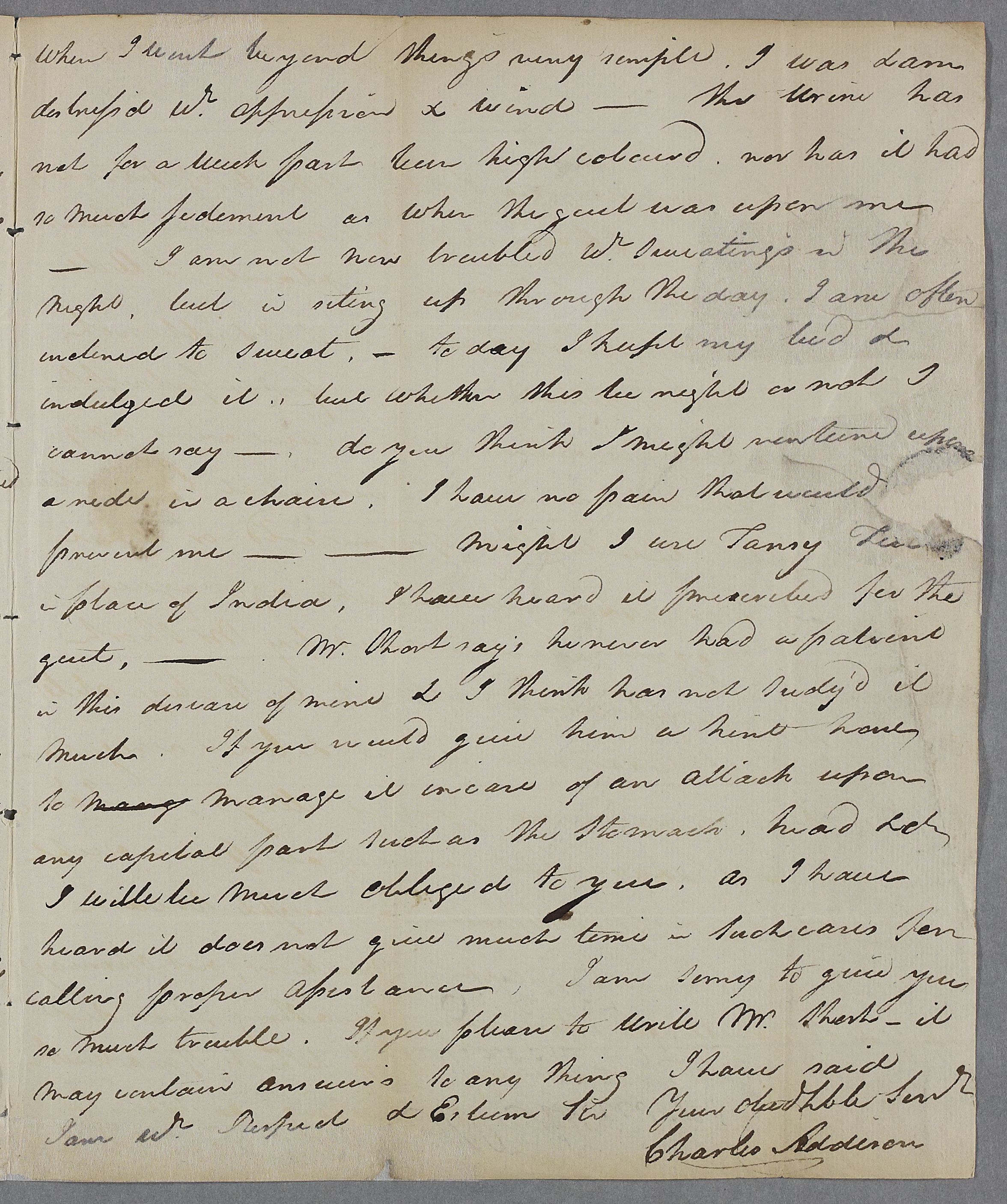The Cullen Project | [ID:1639] From: Mr Charles Addison / To: Dr ...
